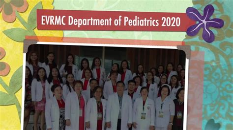 EVRMC Department of Pediatrics OPD Clinic.